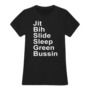 Jit Bih Slide Sleep Green Bussin Shirt1