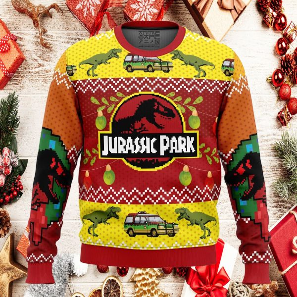 Jurassic Park Ugly Christmas Sweater