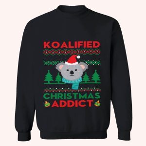 Koalified Christmas Addict Koala Christmas Shirt