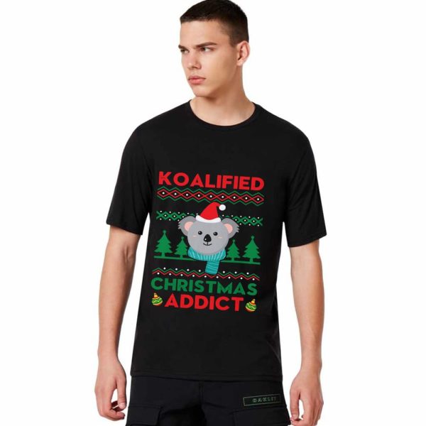 Koalified Christmas Addict Koala Christmas Shirt