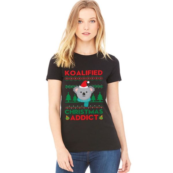 Koalified Christmas Addict Koala Christmas Shirt