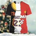 Lebron James Number and Logo 3 Clubs Jersey Shirt