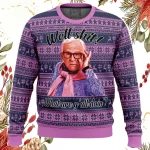 Leslie Jordan Well Shit Ugly Christmas Sweater