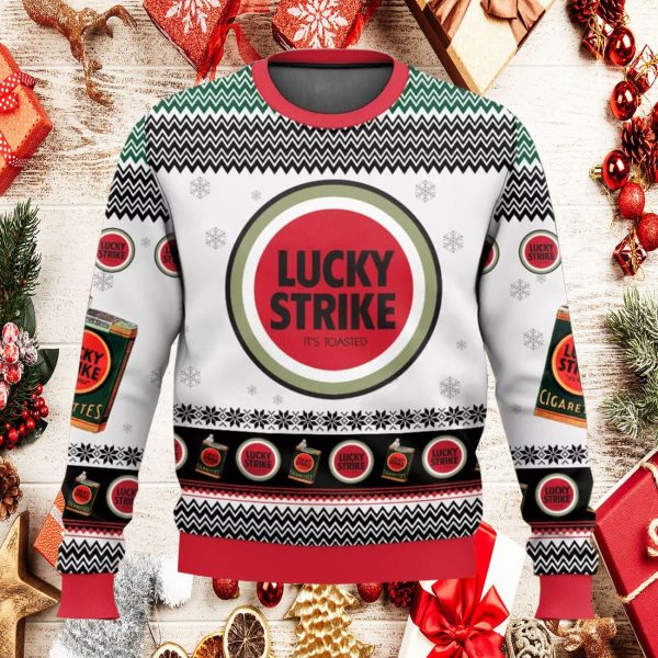 Lucky Strike Ugly Christmas Sweater