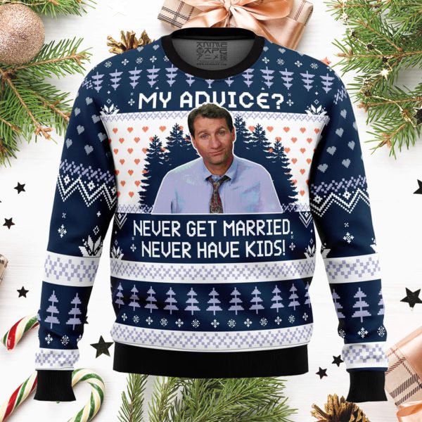 Married With Children Ugly Christmas Sweater