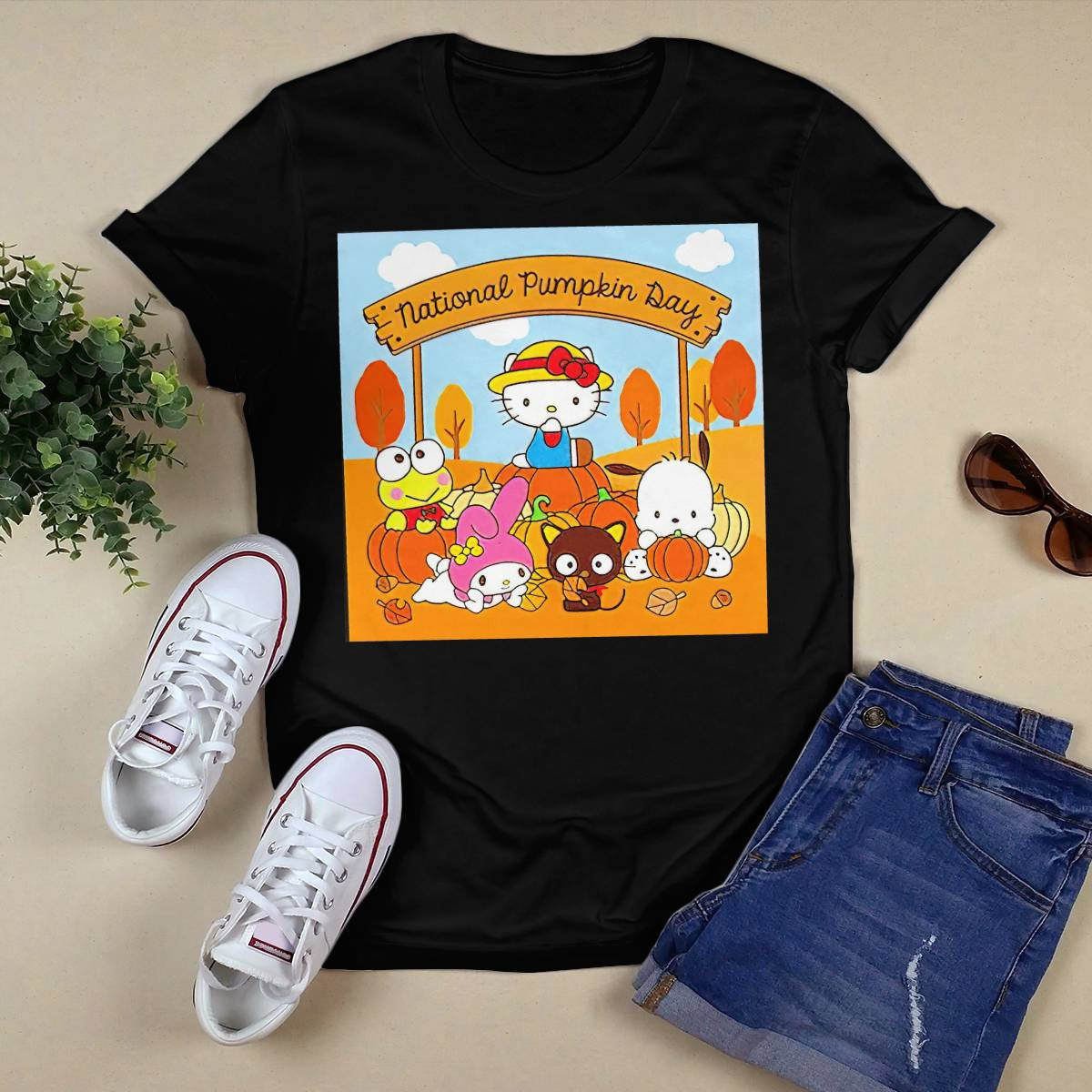 National Pumpkin Day Hello Kitty and Friends shirt