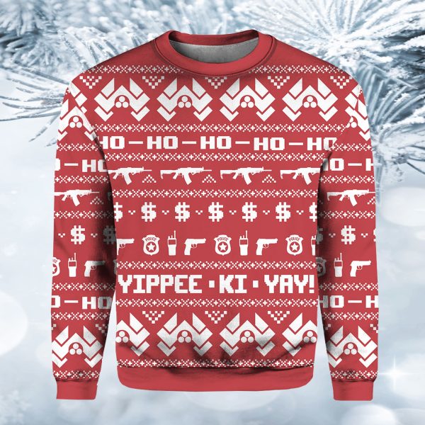 McClane Winter Die Hard Ugly Christmas Sweater