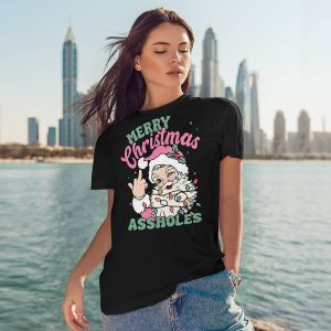 Merry Christmas Assholes Shirt4