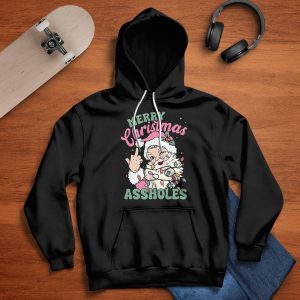 Merry Christmas Assholes Shirt5