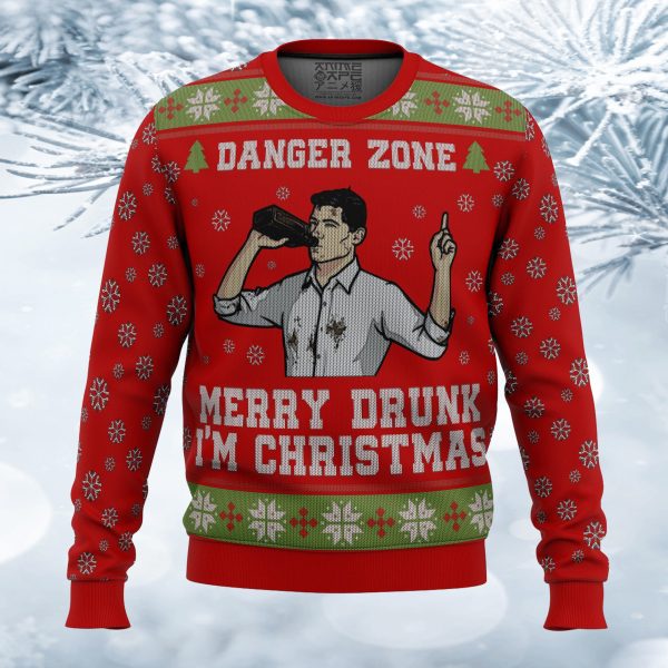 Merry Drunk I’m Christmas Sterling Archer Ugly Christmas Sweater