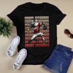 Merry Pitchmas Ho Ho Ho Softball Santa Pitching Shirt