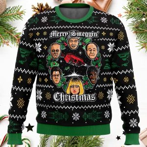 Merry Smeggin’ Christmas Red Dwarf Ugly Christmas Sweater1
