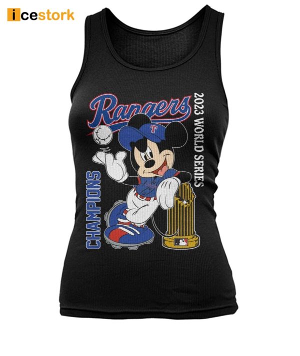 Mickey Mouse Rangers 2023 World Series Champions Shirt