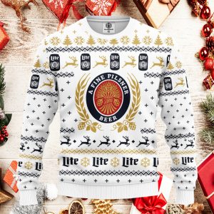 Miller Lite Ugly Christmas Sweater