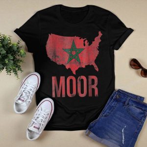 Moorish American America Amexem Moroccan Flag Shirt1