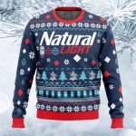 Natural Light Beer Ugly Christmas Sweater