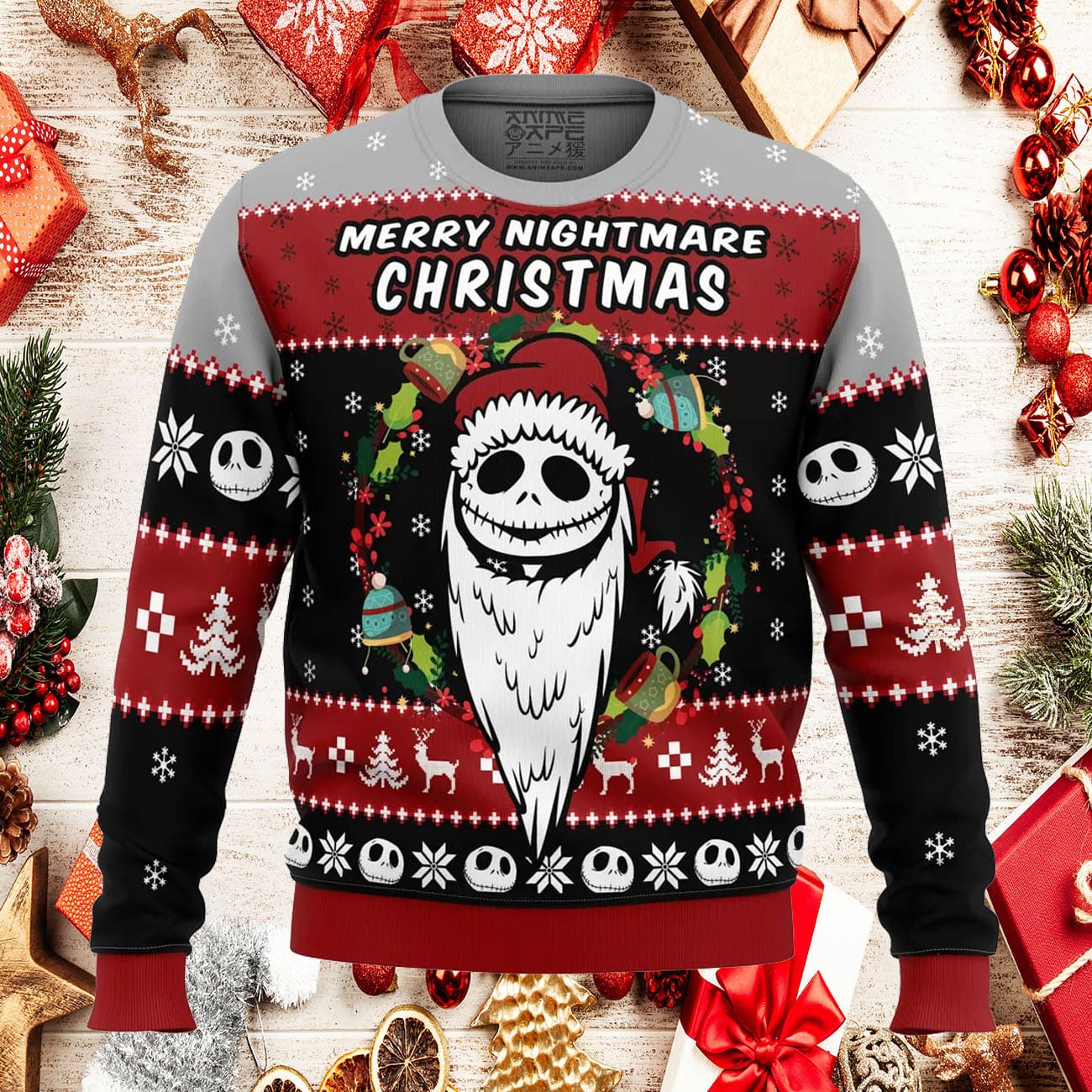 Nightmare Before Christmas Ugly Sweater - Icestork