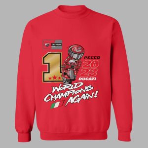 Pecco 2023 Ducati World Champions Again Shirt