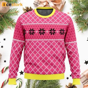 Pink Badman Ugly Christmas Sweater