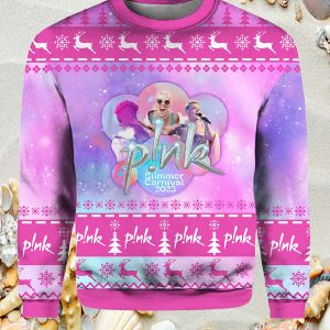 Pink Summer Carnival 2023 Tour Ugly Xmas Sweater