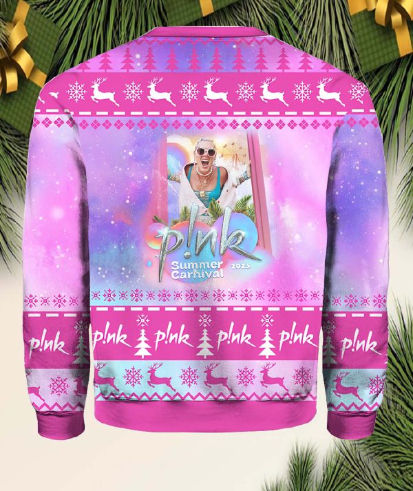 Pnk Summer Carnival 2023 Tour Ugly Xmas Sweater