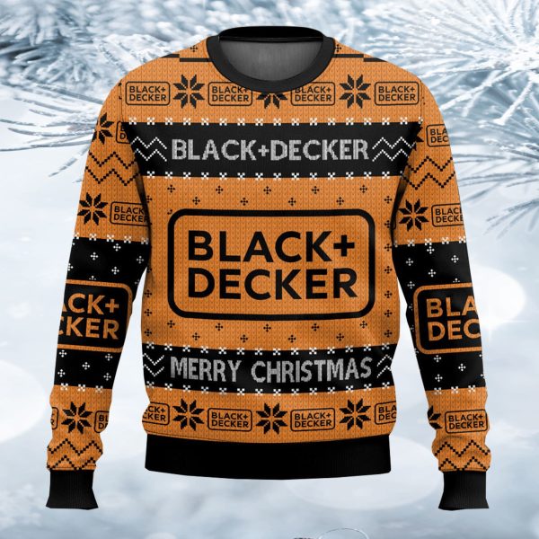 Power Tools Black+Decker Ugly Christmas Sweater