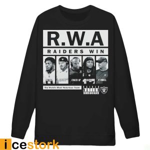 RWA Raider Win The Worlds Most Notoriout Team Shirt