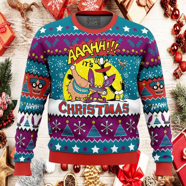 Real Monsters Nickelodeon Ugly Christmas Sweater
