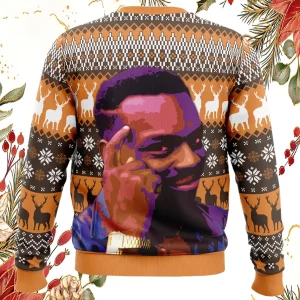 Roll Safe Meme Ugly Christmas Sweater6