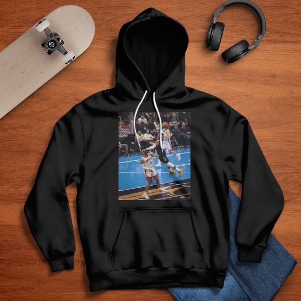 Russell Westbrook Dunk Covered Dillon Brooks Whole Face Shirt