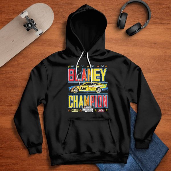 Ryan Blaney 2023 NASCAR Cup Series Champion Trophy Shirt