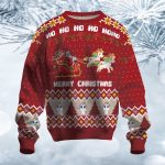 Santa And Unicorn Ugly Christmas Sweater