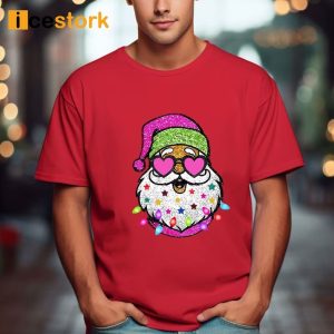 Santa With Sunglasses Christmas Sweatshirt