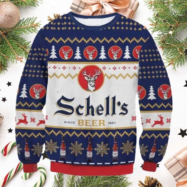 Schell Brewing Beer Ugly Christmas Sweater