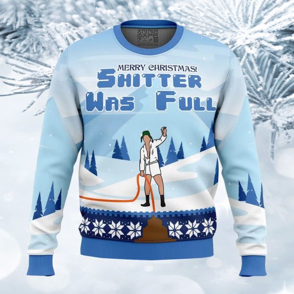 Shitter Was Full National Lampoon’s Christmas Vacation Ugly Christmas Sweater