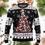 Skull Pine Tree Ugly Christmas Sweater