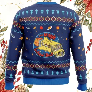 Space Adventures The Magic School Bus Ugly Christmas Sweater3