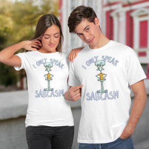 Squidward I Only Speak Sarcasm Shirt12