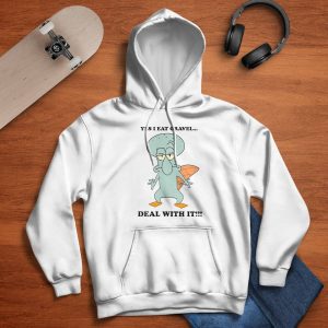 Squidward Yes I Eat Gravel Deal With It Shirt4