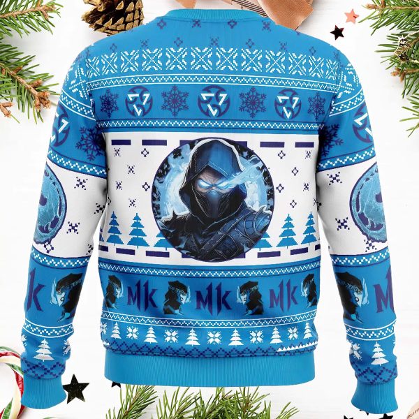 Sub Zero Mortal Kombat Ugly Christmas Sweater