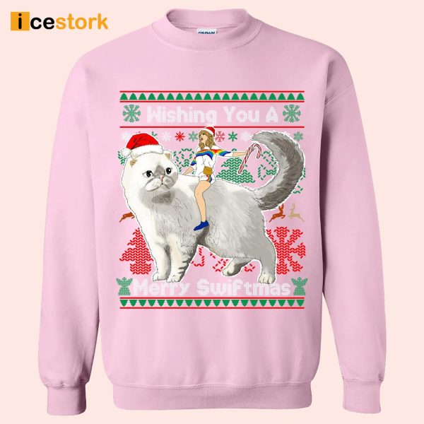 Taylor Merry Swiftmas Ugly Christmas Sweatshirt