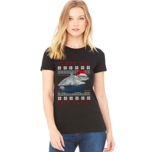 Terry The Fat Shark Ugly Christmas Sweatshirt