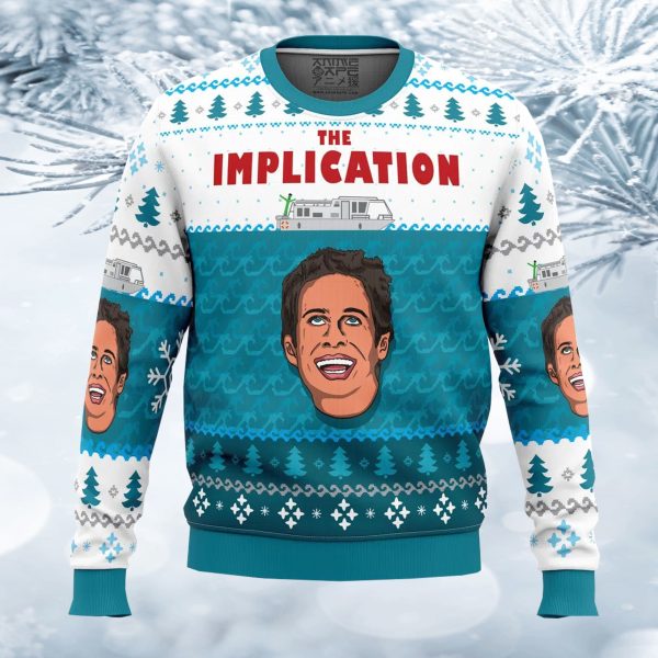 The Implication Pop Culture Ugly Christmas Sweater