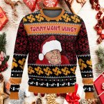 Tommy Want Wingy Ugly Christmas Sweater