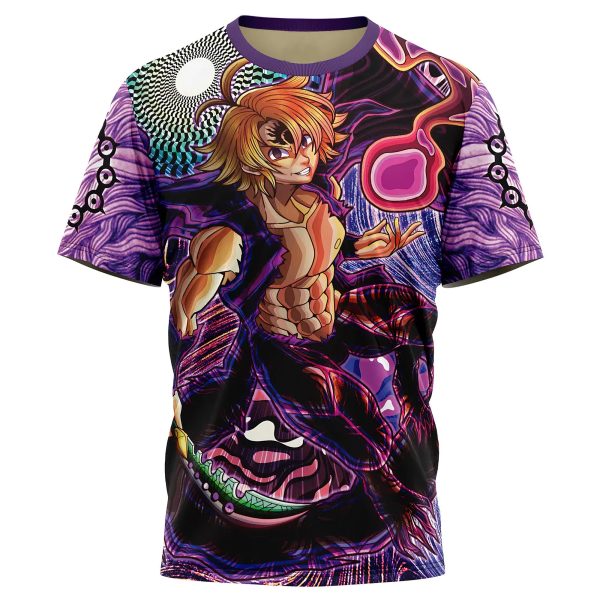 Trippy Meliodas Assault Mode Seven Deadly Sins Shirt