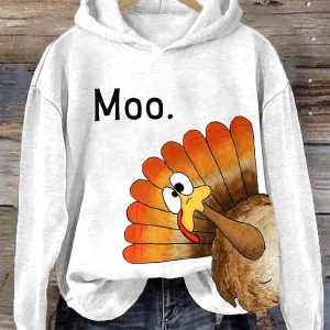 Turkey Moo Thankgiving Sweatshirt2