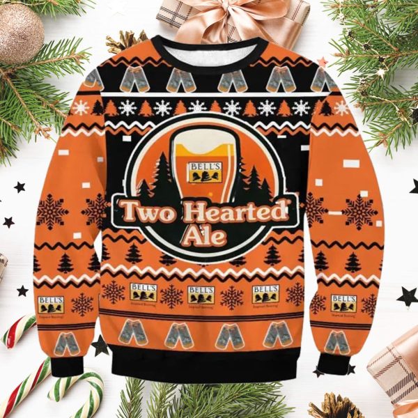 Two Hearted Ale Bell’s Brewery Ugly Christmas Sweater