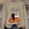 Women’s Dancing Forever Print Casual Sweatshirt