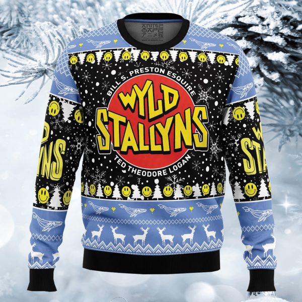 Wyld Stallyns Bill & Ted’s Excellent Adventure Ugly Christmas Sweater