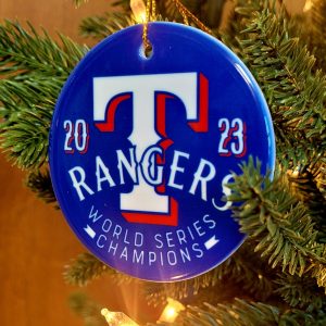 Rangers 2023 World Series Champions Ornament